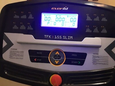 TAPIS ROULANT EVERFIT pieghevole NERO TFK-155 slim PARI AL NUOVO USATO 10 VOLTE - Immagine 1 di 4