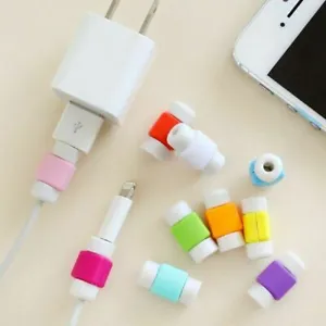 10Pcs Protective Charging Charger Cable Protector Cord Saver for Universal - Picture 1 of 4