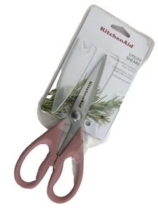 New KitchenAid Dried Rose Pink HDRA Kitchen Shears All Purpose Scissors - Picture 1 of 3