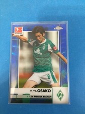 F130,414 2020-21 Topps Chrome Bundesliga Blue Refractor/150 YUYA OSAKA