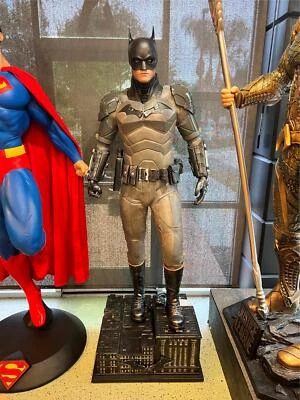 The Batman Robert Pattinson With Bat-Cowl Life Size Statue 1:1 Scale Display - Image 1 of 4