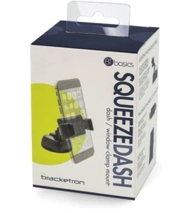 BT Basics by Bracketron SqueezeDash Dash/Window Clamp Mount For Cell Phones NEW. - Picture 1 of 6