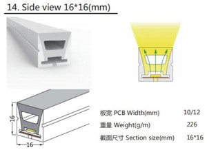 LED Neon Rope Silica Gel Tube 1-5m WS2812 WS2811 Flexible Strip Light Waterproof