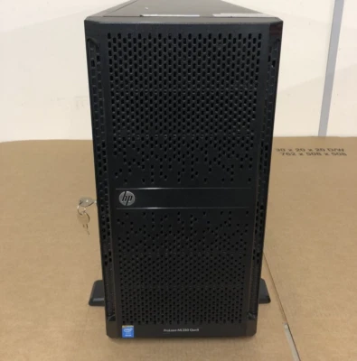 HP ML350 Gen9 2x E5-2670v3 256GB 2x 146GB P440ar/2GB 2x 800W 8SFF Tower Server - Image 1 of 2