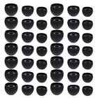 60 Pcs Earplugs Cotton Pad Holder Silicone Gauges for Ears