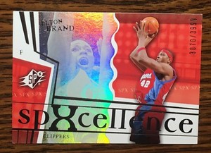 2003 Upper Deck spXcellence #111 Elton Brand Clippers /3999