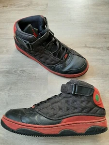 Air Jordan 13 OG × Air Force 1 Fusion AJF 13 Size 14 BRED Black Varsity Red - Picture 1 of 7