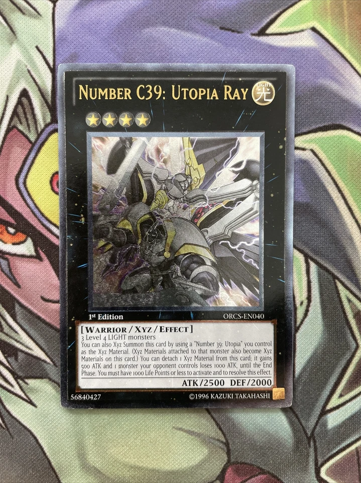 ORCS-EN040 Number C39: Utopia Ray Ultimate Rare 1st Edition NM Yugioh - Image 1 of 2