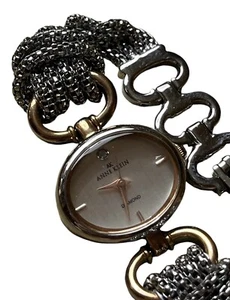 Anne Klein Diamond Ladies Watch 2-Tone Gold/Silver Working - Picture 1 of 3