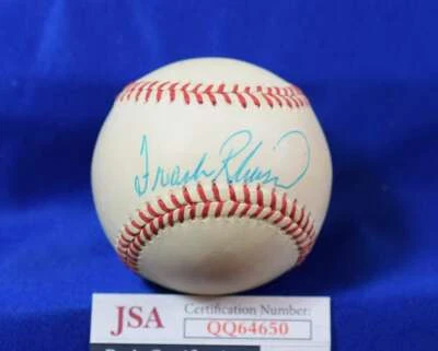 Frank Robinson JSA Coa Autograph American League OAL Signed BasebaLL - Image 1 of 2
