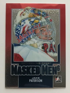2013-14 ITG Between The Pipes Jake Paterson Masked Men 6 Red #MN-24 - Picture 1 of 2