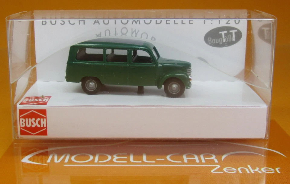 Busch 8681 IFA Framo V901/2 Bus grün 1:120 NEU Modellauto - Bild 1 von 1