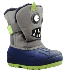Cat & Jack Kleinkind Jungen grau Huxley Monster wasserabweisend Winter -10F Stiefel - Bild 1 von 3