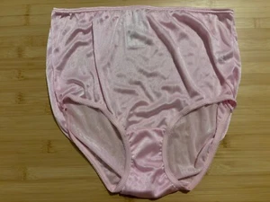 Intimate Fashions by Teri Sheer Nylon Brief Panties 331 Pink Size 7 - Picture 1 of 4