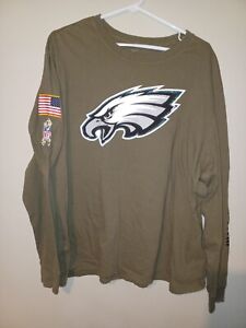 Philadelphia Eagles Salute To Service Nike Tee Long Sleeve Shirt Mens Size XXL