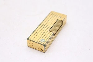 F Boxed Cased Vintage Dunhill Gold Plated Pocket Cigarette Lighter Not Sparking - Picture 1 of 6