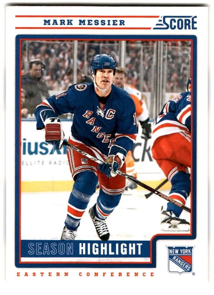2012-13 Score Season Highlight Mark Messier #7 New York Rangers - Image 1 of 2