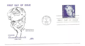 2105 Eleanor Roosevelt, Colonial FDC - Picture 1 of 1