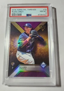 BLAKE SNELL -- 2016 TOPPS TRIPLE THREADS -- AMETHYST -- PSA NM-MT 8 - Picture 1 of 1