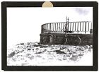 Plate Glass Photo Antique Positive Black and White 6x9 CM Provence Bike Cycling