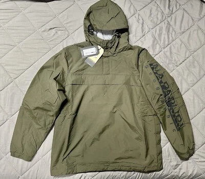 Chaqueta Napapijri Asher T1 Anorak Shell para Hombres XL NUEVA CON ETIQUETAS Interior Forrado de Vellón Cálido Foto 1 de 4