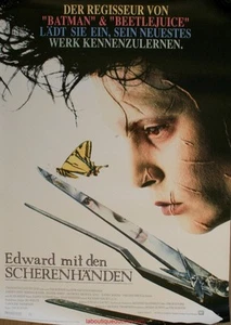 EDWARD AUX HANDS D'ARGENT Filmplakat ORIGINAL / DEUTSCH Movie Poster 84x60 - Bild 1 von 1