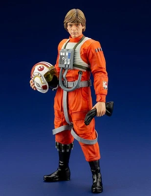 KOTOBUKIYA ARTFX+ 星球大战 LUKE SKYWALKER X-WING 1/10 比例乙烯基套件全新 * 美国* — 第 1/4 张图片