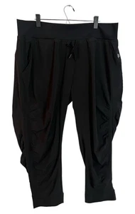 Coolibar UPF 50+ Damen Gisele Rüschen Hose - Sonnenschutz Schwarz Größe LESEN - Bild 1 von 7