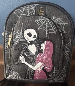 Nightmare Before Christmas Jack & Sally Rucksack Grau Neu ohne Etikett - Bild 1 von 4