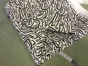 SKIVA Stoffrest 140 cm für Sanderson schwarz-weiß - Bild 1 von 2