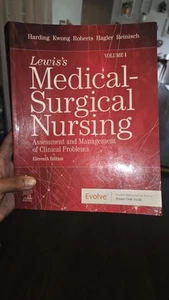 Lewis's Medical Surgical Nursing Hardcover 11th Edition Textbook RN - Picture 1 of 2