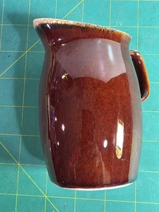 VINTAGE RUMPF BRAUN TROPFEN OFENFEST SAHNEKÄNNCHEN-KRUG SCHÖN KEINE KRATZER - Bild 1 von 6