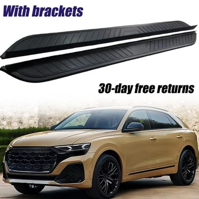 2Pcs Running Boards Nerf Bars Side Steps Fits for Audi Q8 2021-2026 - Image 1 of 4