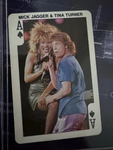 1986 Dandy Rock-n-Roll Kaugummi Tina Turner und Mick Jagger - Bild 1 von 2