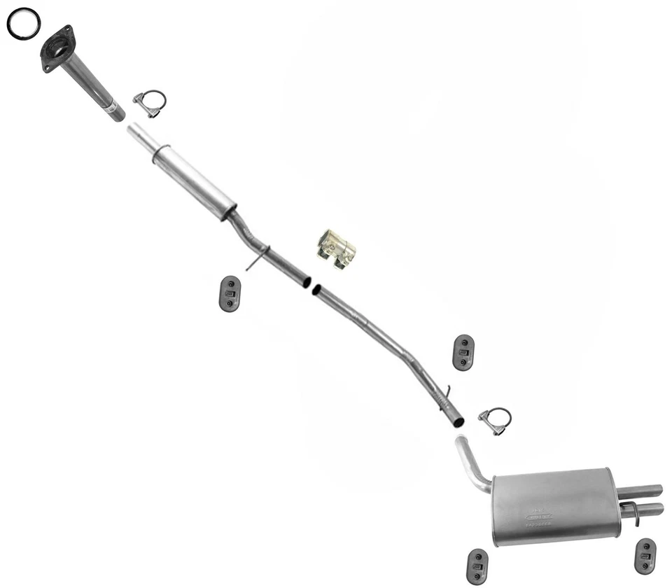 Resonator Muffler Pipe for Federal Emission 2008-2009 Ford Taurus X Model - Image 1 of 4