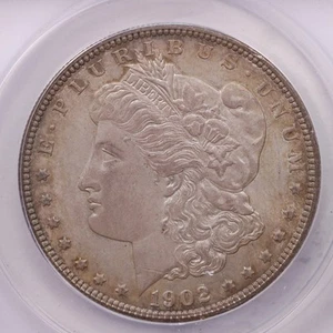 1902 Morgan Silver Dollar., ANACS MS62., Affordable Coin., Store Sale #18220 - Picture 1 of 3
