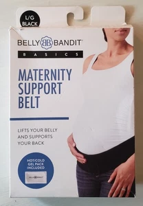 Belly Bandit Basics großer Umstandsstützgürtel Rücken und Hüfte verstellbar SCHWARZ - Bild 1 von 5