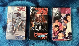 New Kids On The Block VHS Video Lot - Imagen 1 de 4