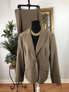 Amanda Smith Damen 2-teilig Rock Jacke 14 Langarm formell adrette Büro Sirene - Bild 1 von 10