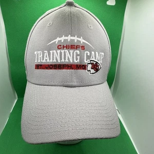 Kansas City Chiefs Training Camp Sombrero Gris Raro New Era 39 Thirty Calce Elástico S/M - Imagen 1 de 6