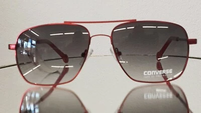  Gafas de sol CONVERSE H080 ROJO metal 58-15-140 De Rigo lentes REM gris degradado  Foto 1 de 4