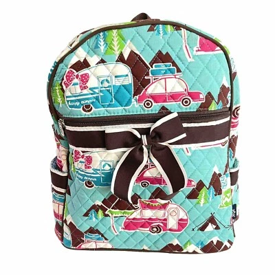 Youth Backpack for School or Camping - Quilted - Hiking Nature Theme - NGil - Image 1 of 4