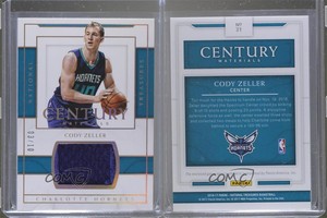 2016-17 Panini National Treasures Century Materials Gold /10 Cody Zeller #31