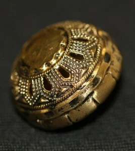 alter Trachtenknopf aus Messing ca.100 Jahre historisch costume Button unbenutzt - Bild 1 von 12