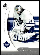 2005-06 Upper Deck SP Authentic Hockey Card Ed Belfour Toronto Maple Leafs #94