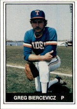 1982 Tidewater Tides TCMA #17 Greg Biercevicz Shelton Connecticut Baseball Card