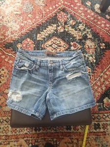 Joe's Jeans Distressed Jean Shorts sz 25 - Picture 1 of 4