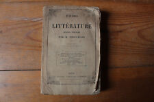 M. VILLEMAIN - Etudes de littérature ancienne et étrangère - ed. Didier 1855