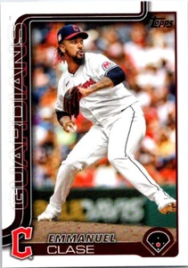 2025 Topps Serie 1 - Emmanuel Clase Cleveland Guardians #326 - Imagen 1 de 2