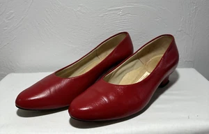 The Body shoe Hush Puppies Women’s Size 10 Wide Red Pump - Picture 1 of 16